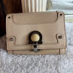 Salvatore Ferragamo  Gancio Leather Wallet – Beige Saffiano – Italy Photo 2