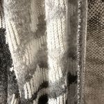 Davi & Dani  Black and White Patterned Cardigan Photo 4