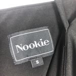 Nookie Athena Off Shoulder Black Midi Dress Size Small NON1722 Cocktail Chic Photo 5