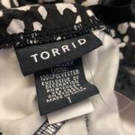 Torrid  Top Animal Print Black White Tank Shirt Sleeveless 1 1X New Photo 4