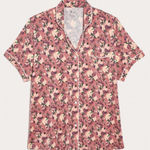 Anna Sui x Knix Modal Pajamas Sleep Top Floral Rose Bouquet size medium Pink Photo 0