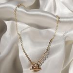 Boutique Dainty Gold Toggle Choker 14 Inches  Photo 0