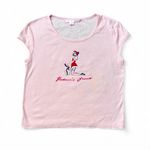 Victoria's Secret Y2K Victoria’s Secret Santa Christmas Baby Tee Photo 2