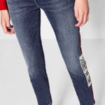ZARA ‎ Will Be Serious Slouchy Patched Jeans Sz 6 Photo 0