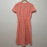 J.Crew  Rosina Cotton Poplin V-Neck Button Front Wrap Midi Dress Size 8 Photo 6