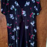 Fashion Bug Vintage Woman’s  flowered dress with short sleeve size 12 Photo 1