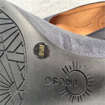 Women’s Brioso Dark Blue Leather Block Heel Pumps Comfortable Size 9.5 Photo 8