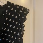 Who What Wear Size Small Black With White Polka Dots Photo 3