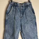 Bill Blass Vtg 80’s  Acid Wash Womens 8 Mom Jeans Pleated Tapered High Rise Photo 1