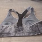 Nike  black gray sports bra size large Photo 1