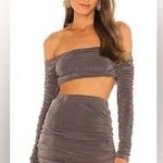 Michael Costello  x Revolve Jayce Crop Top and Skirt Set NWT Photo 0