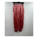 Anthropologie  ROSIE Pink EMBROIDERED VELVET JOGGERS Extra Small Photo 7