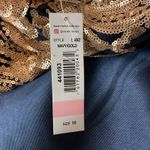 R & M Richards Women's Shimmery Sequined Crewneck High Low Ballgown Size 10 NWT Photo 12