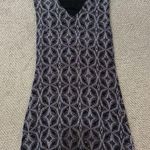 Dee Elle  Black and Silver Geometric Mini Dress Photo 0