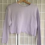 Antistar Crop knit sweater lavender size small Photo 0