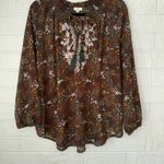 Mason & Belle  women’s Floral Boho Long Sleeve Shirt Blouse Top Sz XXL ✨ Photo 1