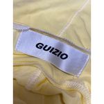 Danielle Guizio  Yellow Lace Trim Corset Bustier Cami Camisole Tank Crop Top Sz S Photo 2