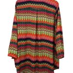 Cato  Woman Blouse Womens 22/24W Used Colorful V-Neck Pullover Photo 1