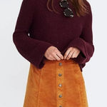 Madewell  VELVETEEN A-LINE SKIRT SIZE 4 MSRP $88 Photo 0