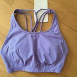 Fabletics  Strappy Seamless Sports Bra, Lilac Purple, Size XS Photo 0