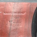 Vintage Italian Leather Equestrian Riding Boots Horse Emblem Tall Buckle 37 1/2 Black Size 6.5 Photo 9