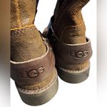 UGG  Women’s Dree Brown Suede Harness Riding Boots Size US 7.5 Photo 3
