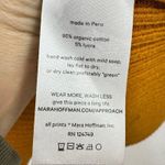 Mara Hoffman  Samira Ochre Ribbed Knit Midi Sweater Dress Womens M Brown Preppy Photo 8