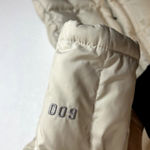 The North Face 600 Fill Vintage Puffer Parka Womens Size Large Cream Silver 2008 Photo 7