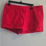 J.Crew  Red and White Striped Chino Pants Photo 3