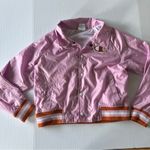 Champion  Jacket Women’s| Crop Coaches Jacket Barbie Pink and Orange Size… Photo 1