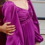 VICI Purple Pleated Maxi Dress Photo 0