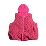 Free People  Movement Recreation Reversible Hooded Puffer Vest Sour Cherry Medium Photo 8