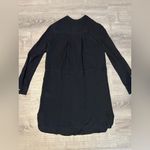 Wilfred  Aritzia Women’s XXS Bossut Silk Long Sleeve Button‎ Down Up Black Dress Photo 1