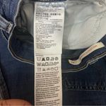 Levi's  Shorts Womens Size 30 Dark Wash Blue Denim Mid Length Roll Up Distressed Photo 8