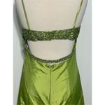 Marsoni Prom Gown Maxi Length Beaded Open Back Sweetheart Neckline Green 14 Green Photo 6
