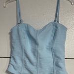 Abercrombie & Fitch WOMENS BABY BLUE SLEEVELESS BLOUSE SMALL Photo 0