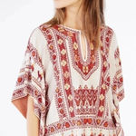 BCBGMAXAZRIA  | Boho Aztec Poncho Shrug Kalanie Caravan Knit Size S Small - RARE Photo 0
