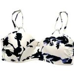 Athleta  Floral Aqualuxe Print Square Plunge Bikini Top Photo 0
