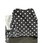 HALCURT Women’s Low Rise Black White Polka Dot Ruched Ruffle Swim Skirt size S Photo 7