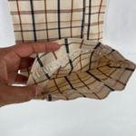 Anthropologie The Essential Collection by  Pants Womens 14 TALL Beige Multi Check Photo 5