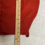 Premise Studio Premise Bold Rust color Women's Cardigan with decorative buttons Photo 6