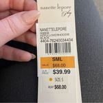 Nanette Lepore  Play Black Mesh Half Zip Hoodie Short Sleeve Hoodie size Small S Photo 6