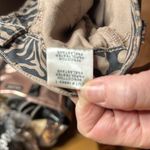 J Brand NWOT Alana Zebra Van Pattern High Rise Crop Raw Hem Skinny Jeans Size 25 Photo 7