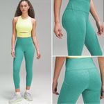 Lululemon Blaze Maldives Green Wunder Train Leggings High-Waisted Photo 1