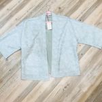 Solitaire Anthropologie  sage green cardigan Jacket Kimono Size Large Photo 7