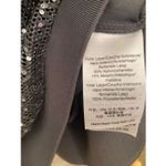 DKNY Grey Sequined Long Sleeve Lace Top Sz S Photo 5
