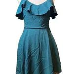 Altar'd State Altar’d State Dark Teal Tank Adjustable Straps Woman’s Dress Size Small Photo 0