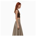 Aritzia Babaton Sculpt Knit Muscle Tank Size Small Brown Cropped Quiet Luxury Photo 9