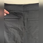 ALC Frank A.L.C mini skirt sz8 pleated solid black preppy gold hardware high rise Photo 6