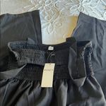 Yozy Black Smocked Jumpsuit Photo 1